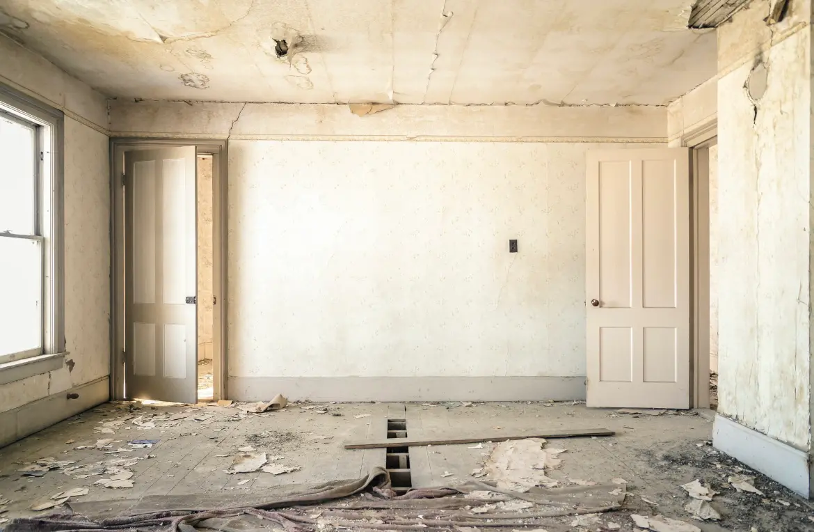 Waste disposal crew managing a cleanout project in Camp Hill